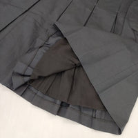 MARGARET HOWELL MHW06720416967 コットンリネン スカート ブラック レディース マーガレットハウエル【中古】5-0901M∞