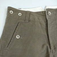 MHL. 578-243871 コットン クロップドパンツ カーキ レディース エムエイチエル【中古】5-0810M∞