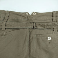 MHL. 578-243871 コットン クロップドパンツ カーキ レディース エムエイチエル【中古】5-0810M∞