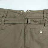 MHL. 578-243871 コットン クロップドパンツ カーキ レディース エムエイチエル【中古】5-0810M∞