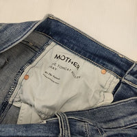 mother THE TOMCAT ROLLER FRAY 26サイズ 3310600018 カットオフ ジーンズ デニムパンツ ブルー レディース マザー【中古】5-0901G∞
