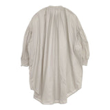 UNIVERSAL TISSU トリプルシャーリングブラウス タイプライター生地 ブラウス シャツ グレー レディース ユニバーサルティシュ【中古】5-0830M∞