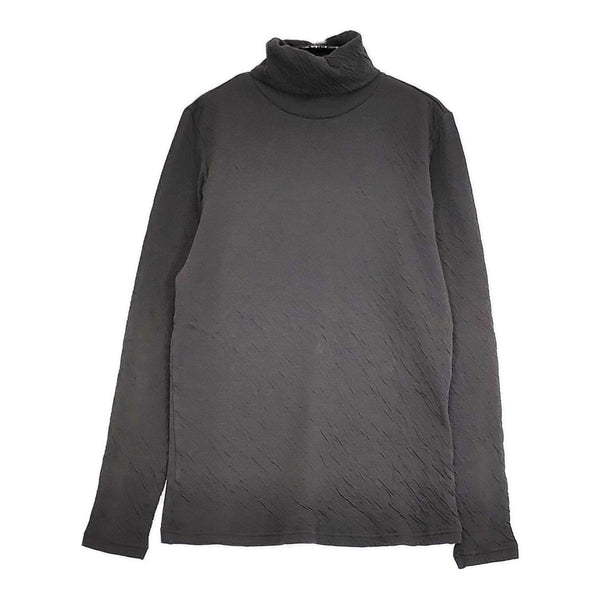 gungendo 新品 プルオーバー科の木しなのき 定価13200円 接結カットソー タートルネック 25SS すみくろ グレー レディース 群言堂【中古】5-0516M♪