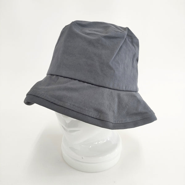 Chapeaugraphy 新品 コットンウェザーソフトハット 定価9350円 サイズM ハット グレー レディース シャポーグラフィー【中古】5-0918G◎