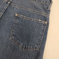 veritecoeur VC-2276 11.5ozデニム テーパード 定価25200円 カットオフ ジーンズ デニムパンツ ブルー レディース ヴェリテクール【中古】5-0830M∞