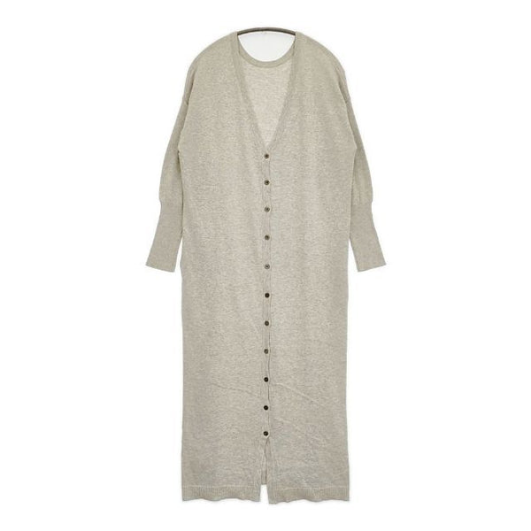 SIRO シロ コットン ロング カーディガン グレー レディース【中古】5-0830M∞