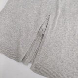 SIRO シロ コットン ロング カーディガン グレー レディース【中古】5-0830M∞