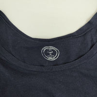 45R/45rpm コットン 長袖Ｔシャツ カットソー ロンＴ ネイビー レディース フォーティーファイブアールピーエム【中古】5-0810M∞