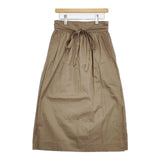 Ordinary fits ラップ 巻き ロングスカート ベージュ レディース オーディナリーフィッツ【中古】5-0830M∞
