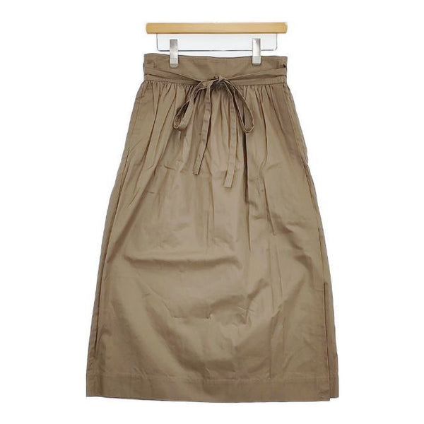 Ordinary fits ラップ 巻き ロングスカート ベージュ レディース オーディナリーフィッツ【中古】5-0830M∞