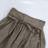 Ordinary fits ラップ 巻き ロングスカート ベージュ レディース オーディナリーフィッツ【中古】5-0830M∞