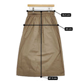 Ordinary fits ラップ 巻き ロングスカート ベージュ レディース オーディナリーフィッツ【中古】5-0830M∞