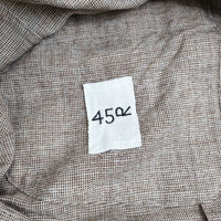 45R/45rpm コットンツイードの908ジャケット 定価59400円 ジャケット ベージュ ブラウン レディース フォーティーファイブアールピーエム【中古】5-0810M∞