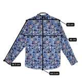 Paul Smith PS サマーチルズ 総柄 サイズ40 長袖シャツ ブルー レディース ポール・スミス【中古】5-0810M∞