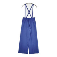 green label relaxing UNITED ARROWS B サージ ワイド パンツ 2WAY サロペット ブルー レディース グリーンレーベルリラクシング【中古】5-0830G∞