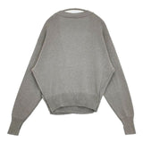 Spick and Span ミラノリブカシュクールプルオーバー 定価15400円 セーター ニット 23SS グレー レディース スピックアンドスパン【中古】5-0830M∞