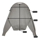Spick and Span ミラノリブカシュクールプルオーバー 定価15400円 セーター ニット 23SS グレー レディース スピックアンドスパン【中古】5-0830M∞