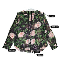 49AV.junko shimada 花柄 シアー ブラウス シャツ ブラック レディース ジュンコシマダ【中古】5-0810M∞