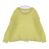 BEARDSLEY NORDIC COLOR モヘアプルオーバー 定価20900円 モヘヤ セーター ニット イエロー レディース ビアズリー【中古】5-0821T∞