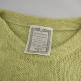 BEARDSLEY NORDIC COLOR モヘアプルオーバー 定価20900円 モヘヤ セーター ニット イエロー レディース ビアズリー【中古】5-0821T∞