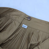 45R/45rpm ダンプのプリーツスカート 定価53900円 ロングスカート ベージュ レディース フォーティーファイブアールピーエム【中古】5-1124M∞