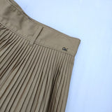 45R/45rpm ダンプのプリーツスカート 定価53900円 ロングスカート ベージュ レディース フォーティーファイブアールピーエム【中古】5-1124M∞