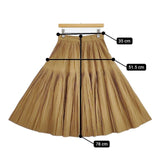 45R/45rpm ダンプのプリーツスカート 定価53900円 ロングスカート ベージュ レディース フォーティーファイブアールピーエム【中古】5-1124M∞