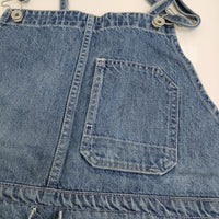 veritecoeur デニム サロペット ユーズド加工 VC-2509B 定価50600円 サロペット ブルー レディース ヴェリテクール【中古】5-0516G♪