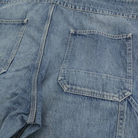 veritecoeur デニム サロペット ユーズド加工 VC-2509B 定価50600円 サロペット ブルー レディース ヴェリテクール【中古】5-0516G♪