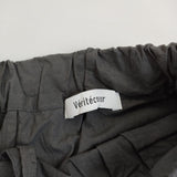 veritecoeur ST-120 クロスワッシャーイージーパンツ 定価22000円 コットン パンツ グレー レディース ヴェリテクール【中古】5-0810G∞