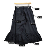 veritecoeur ST-038 エレファ ントパンツ インド製 コットン パンツ ブラック レディース ヴェリテクール【中古】5-0830M∞