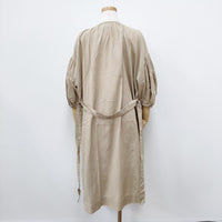 かぐれ Tulle Embroidery Onepiece 刺繍 羽織り サイズF その他ジャケット・コート ベージュ レディース かぐれ【中古】5-0811M◎