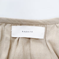 かぐれ Tulle Embroidery Onepiece 刺繍 羽織り サイズF その他ジャケット・コート ベージュ レディース かぐれ【中古】5-0811M◎