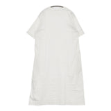 かぐれ GA85-26M003 Tシャツワンピ オーガニックコットン ワンピース ホワイト レディース かぐれ【中古】5-0613S♪