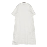 かぐれ GA85-26M003 Tシャツワンピ オーガニックコットン ワンピース ホワイト レディース かぐれ【中古】5-0613S♪