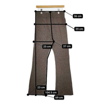 Deuxieme Classe Eternal パンツ カシミヤリブニット 定価63800円 パンツ ブラウン レディース ドゥーズィエムクラス【中古】5-0818T∞