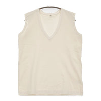 HER. ハー 吊り天竺Ｖネック 定価14300円 7042601 サイズF カットソー キナリ レディース【中古】5-0613S♪