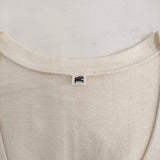 HER. ハー 吊り天竺Ｖネック 定価14300円 7042601 サイズF カットソー キナリ レディース【中古】5-0613S♪
