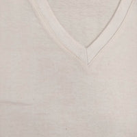 HER. ハー 吊り天竺Ｖネック 定価14300円 7042601 サイズF カットソー キナリ レディース【中古】5-0613S♪
