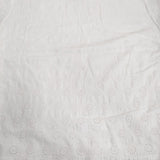 45R/45rpm カットワーク×天竺Tシャツ 定価18700円 レース カットソー ホワイト レディース フォーティーファイブアールピーエム【中古】5-0613S♪