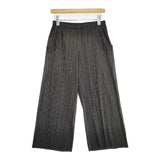 PLEATS PLEASE ISSEY MIYAKE PP91-JF404 プリーツ ワイド パンツ ブラック レディース プリーツプリーズ【中古】5-1124G∞