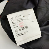 robe de chambre COMME des GARCONS ベロア ベルベット 花柄 刺繍 テーラードジャケット AD2001 ブラック レディース ローブドシャンブル コムデギャルソン【中古】5-0818T∞