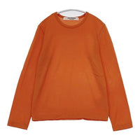 COMME des GARCONS JUNYA WATANABE ウール 長袖Ｔシャツ カットソー ロンＴ AD2001 オレンジ レディース コムデギャルソンジュンヤワタナベ【中古】5-0821T∞