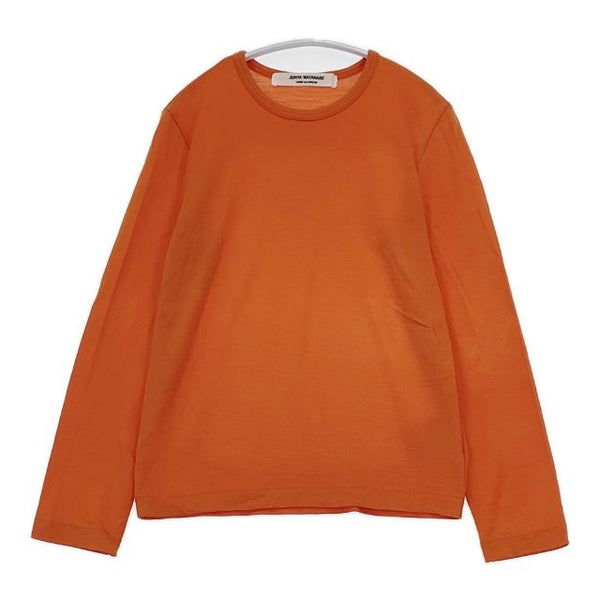 COMME des GARCONS JUNYA WATANABE ウール 長袖Ｔシャツ カットソー ロンＴ AD2001 オレンジ レディース コムデギャルソンジュンヤワタナベ【中古】5-0821T∞