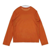 COMME des GARCONS JUNYA WATANABE ウール 長袖Ｔシャツ カットソー ロンＴ AD2001 オレンジ レディース コムデギャルソンジュンヤワタナベ【中古】5-0821T∞