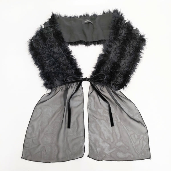 INGEBORG ティペット つけ襟 その他ファッション雑貨 ブラック レディース インゲボルグ【中古】5-1027T◎