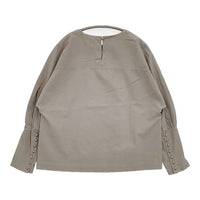 MAGALI オールドコットン プルオーバー 定価18700円 ブラウス シャツ グレー レディース マガリ【中古】5-0830M∞