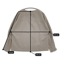 MAGALI オールドコットン プルオーバー 定価18700円 ブラウス シャツ グレー レディース マガリ【中古】5-0830M∞