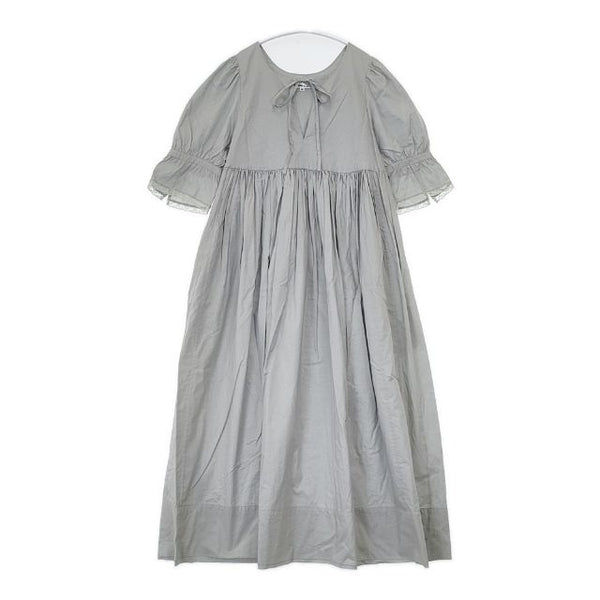 Bilitis dix-sept ans コットンドレス Cotton dress 定価39600円 半袖 ワンピース 23SS グレー レディース ビリティス ディ セッタン【中古】5-0726S∞