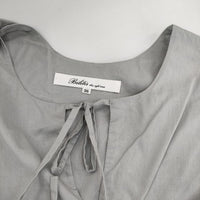 Bilitis dix-sept ans コットンドレス Cotton dress 定価39600円 半袖 ワンピース 23SS グレー レディース ビリティス ディ セッタン【中古】5-0726S∞